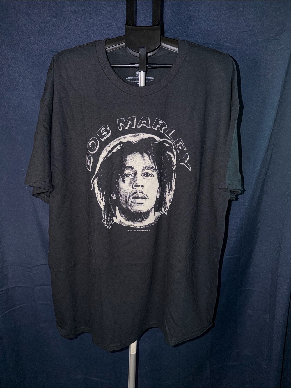 Bob Marley Positive Vibration Graphic Tee XXXL Black
